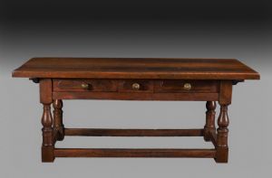 Turned-leg table